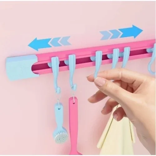 Mutfak Ve Banyo Düzenleyici Askı 10 Kancalı 30 Cm