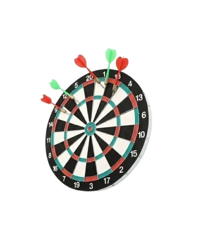 Kaliteli Dart Tahtası 17 İnç Ahşap Gövde İle Uzun Süreli Kullanım