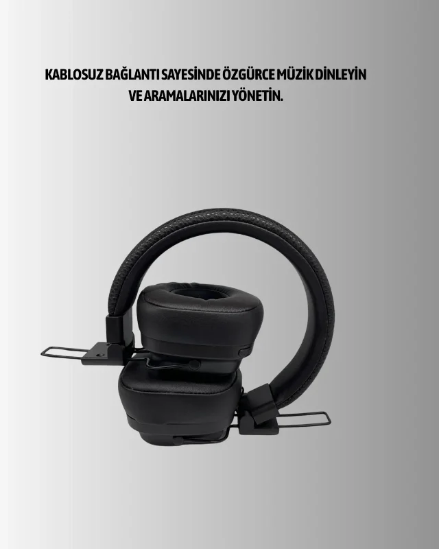 Kablosuz Kulak Üstü Kulaklık 40mm Güçlü Bas İle