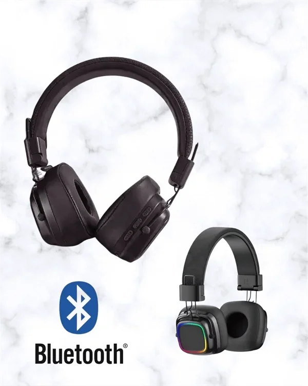 Kablosuz Kulaklık Bluetooth 5.3 Rainbow Işıklı Model