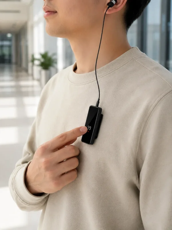 Pratik Tasarımlı Bluetooth Kulaklık Tek Kulaklı Kullanım