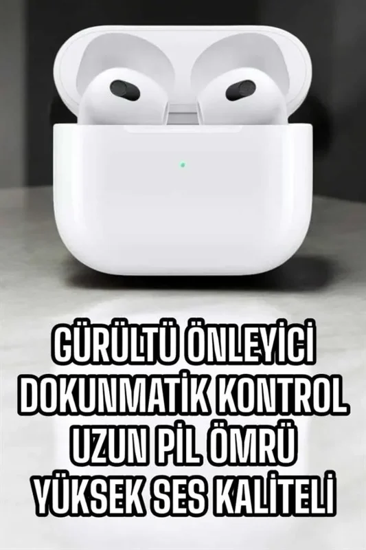 Kablosuz Bluetooth Kulaklık 3.nesil Uzun Pil Ömrü Dokunmatik Kontrol