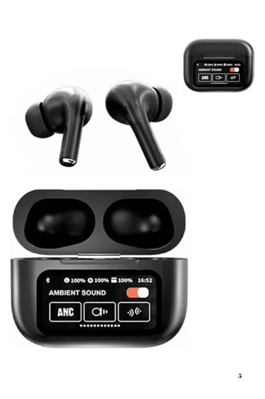 Kablosuz Bluetooth Kulaklık 2 Adet Ekranlı Sesli Görüşme