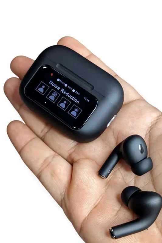 Kablosuz Bluetooth Kulaklık 2 Adet Ekranlı Sesli Görüşme