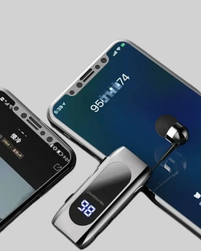 Bluetooth Kulaklık Dijital Göstergeli Klipsli Tasarım 25 Saat