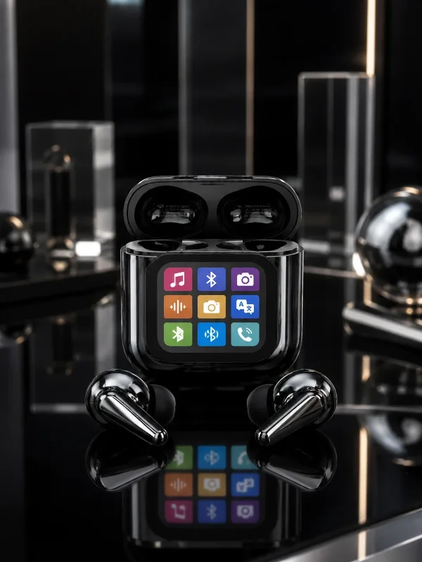 Şık Tasarımlı Bluetooth Kulaklık 1 Adet Akıllı Dokunmatik Kontrol