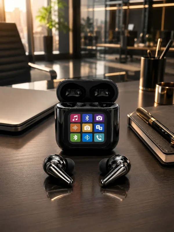 Akıllı Dokunmatik Ekranlı Bluetooth Kulaklık 1 Adet