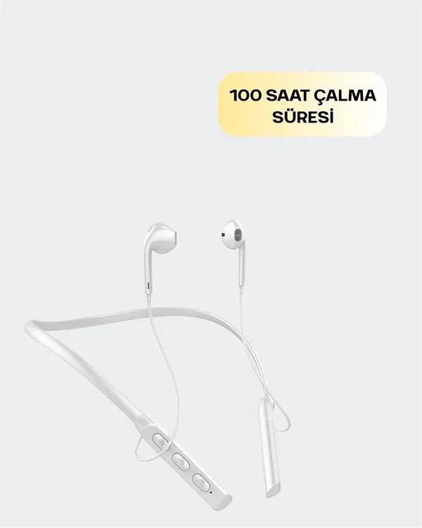 Ergonomik Boyun Askılı Kulaklık 100 Saat Pil Süresi