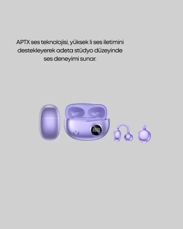 Ergonomik Tasarımlı Kablosuz Kulaklık 1 Adet