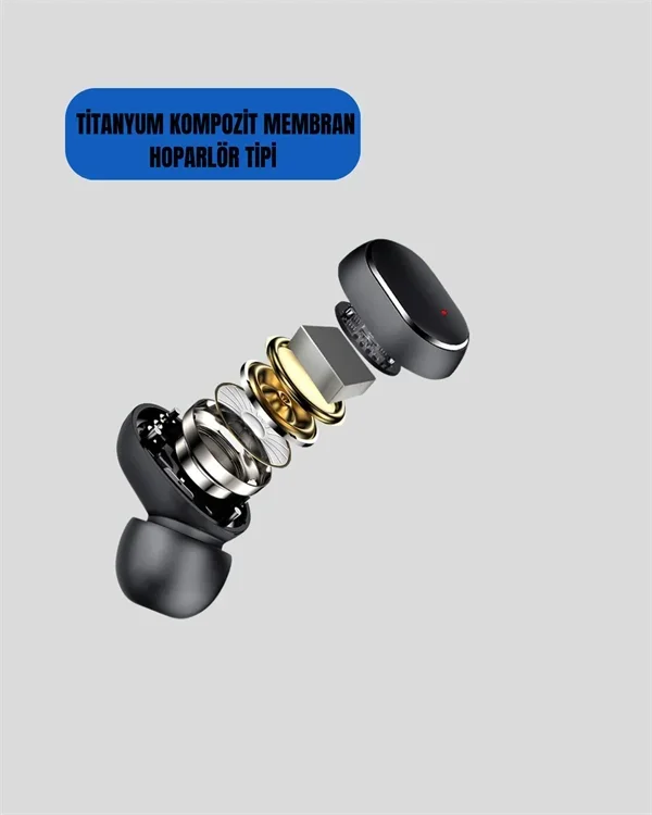 Kablosuz Bluetooth Kulaklık 24 Saat Kullanım Süresi İle