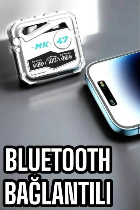 Siyah Kablosuz Oyuncu Kulaklığı Ipx5 Su Geçirmez 6mm