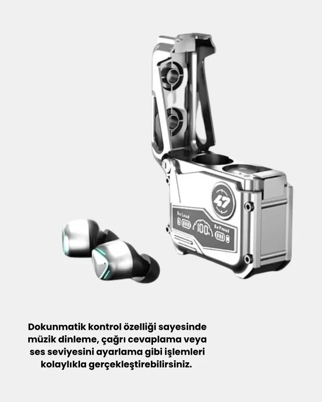 Kablosuz Bluetooth Kulaklık Powerbank Şarj Kutulu Ipx5 Su Geçirmez