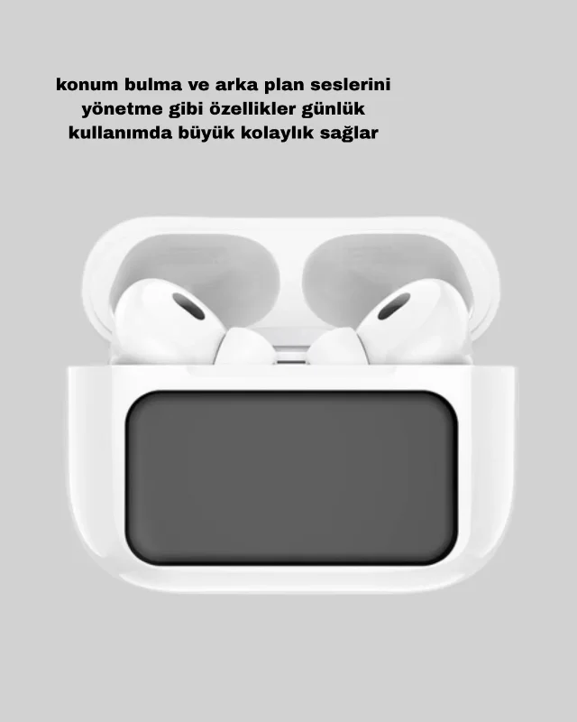 Dokunmatik Anc Bluetooth Kulaklık Powerbank Kutulu Akıllı Sensörlü
