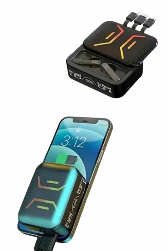 Bluetooth Kulaklık Düşük Gecikmeli 600 Mah Powerbank İle