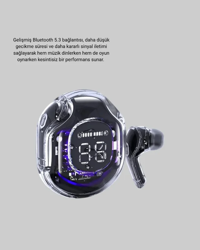 Kablosuz Bluetooth 5.3 Kulaklık Hifi Stereo Ekstra Bass