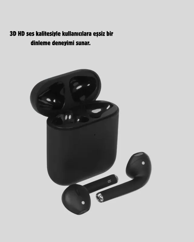 Ergonomik Kablosuz Bluetooth Kulaklık 3d Hd Ses İle