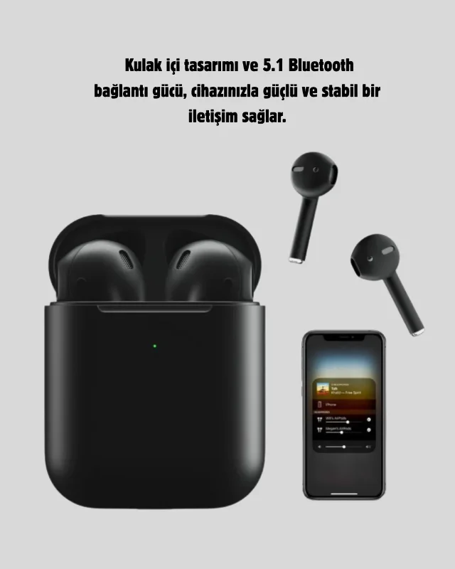 Bluetooth 5.1 Kablosuz Kulaklık 3d Hd Ses Gürültü Engelleme