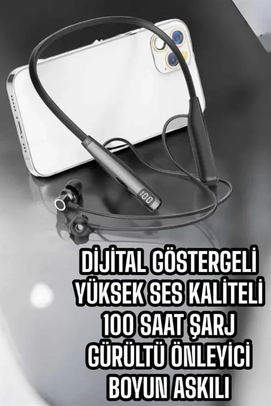Ergonomik Bluetooth Kulaklık 100 Saat Bekleme Süresi