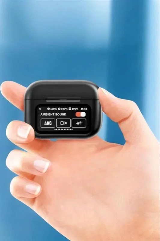Kablosuz Dokunmatik Bluetooth Kulaklık Anc Ekranlı