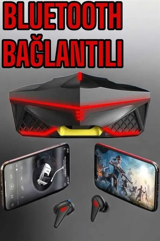 Ergonomik Bluetooth Oyuncu Kulaklığı Gürültü Önleyici 3d Ses