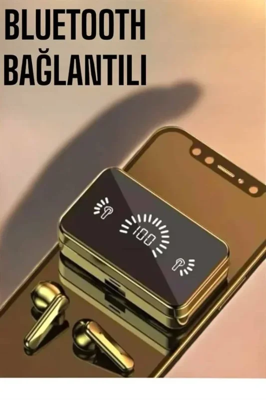 Dijital Göstergeli Bluetooth Kulaklık Telefon Standlı
