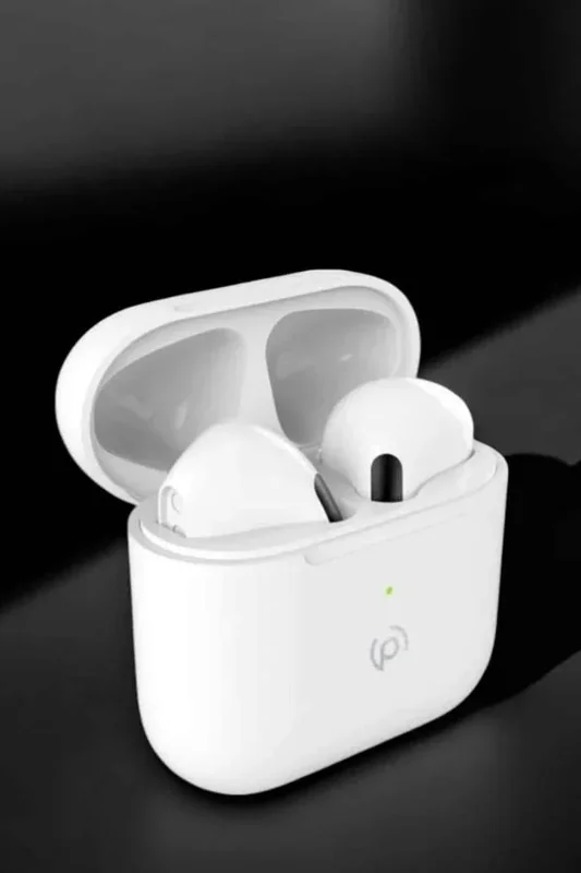 Ergonomik Bluetooth Kulaklık Uzun Pil Ömrü Beyaz