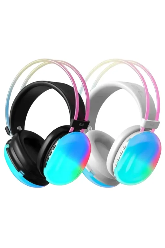 Rgb Işıklı Kablosuz Kulaklık 5.3 Bluetooth Bağlantılı