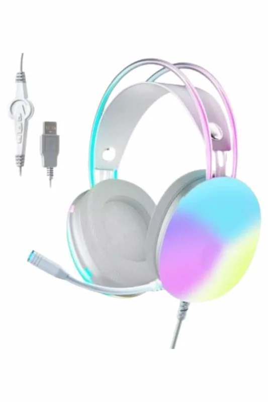 Kablosuz Rgb Işıklı Kulaklık 40mm Dinamik Ses