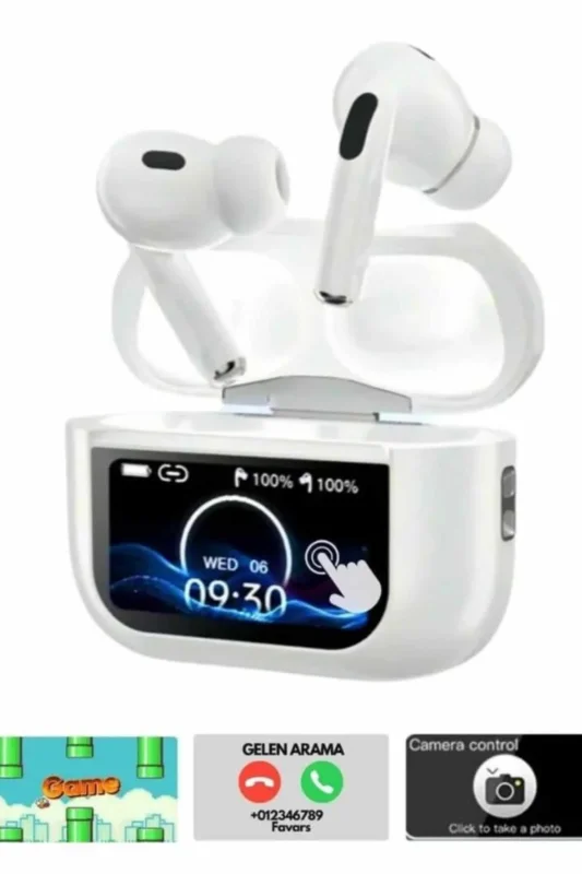 Dokunmatik Ekranlı Bluetooth Kulaklık Tws İos Android Tüm Telefonlara
