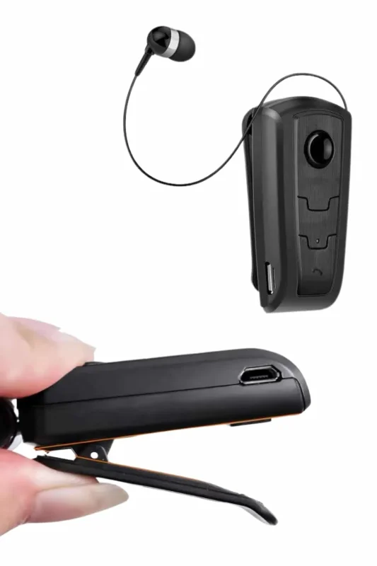 Kablosuz Makaralı Bluetooth Kulaklık Yaka Kulaklığı