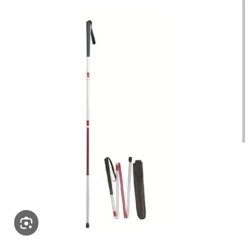 Bağımsızlık Sembolü Beyaz Baston 120 Cm Katlanabilir