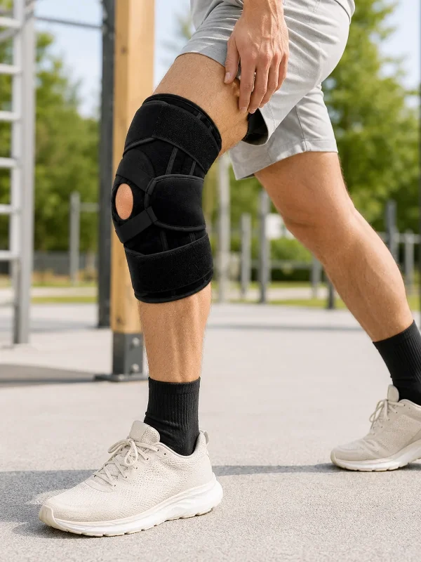 Esnek Silikon Pedli Patella Dizliği 2 Adet Spor Aktivite İçin