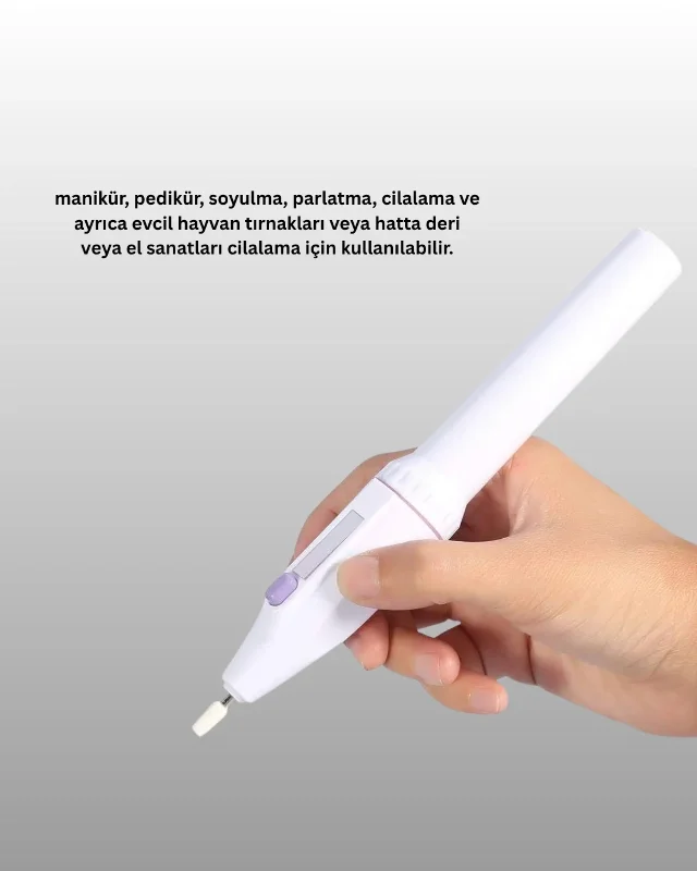 Ergonomik Elektrikli Manikür Pedikür Seti 1 Adet