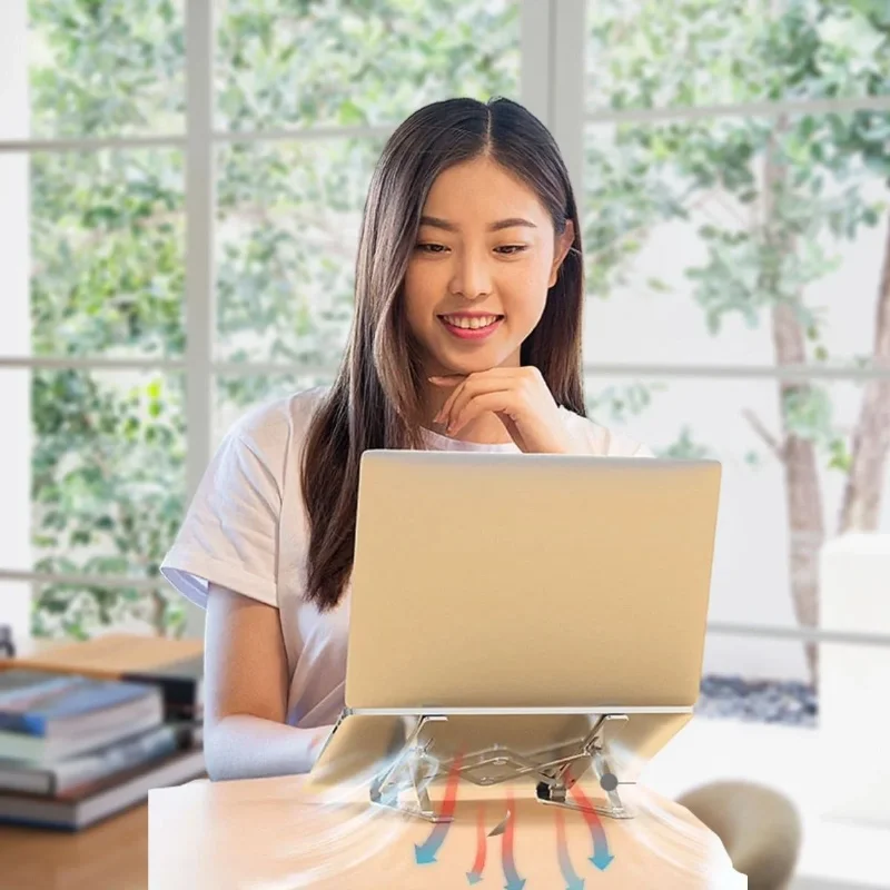 Katlanabilir Laptop Yükseltici 1 Adet Ergonomik Destek Tabanı