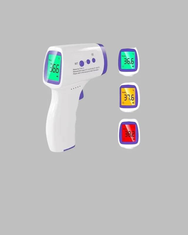 Hızlı Ölçüm Dijital Termometre Temassız Kızılötesi 5-10 Cm