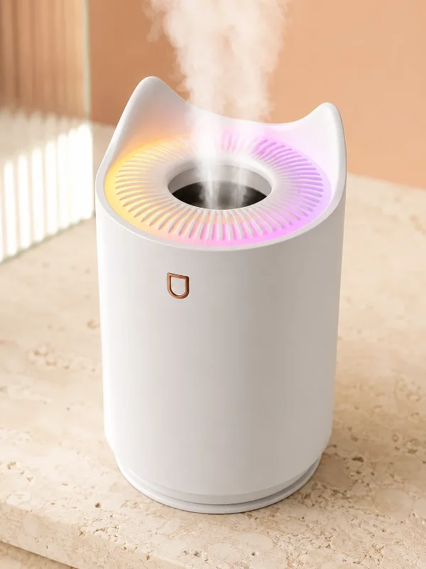 Aromaterapi Difüzörü 7 Renk Led 1.5 Litre Oda Nemlendirici