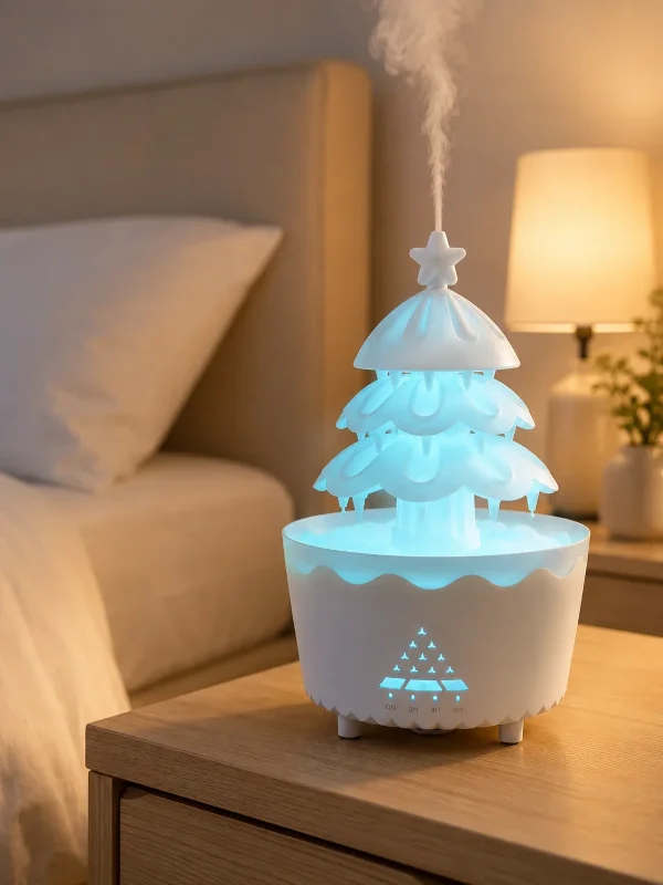 Led Işıklı Ultrasonik Buhar Makinesi 250 Ml Esansiyel Yağ Aroma Yayıcı