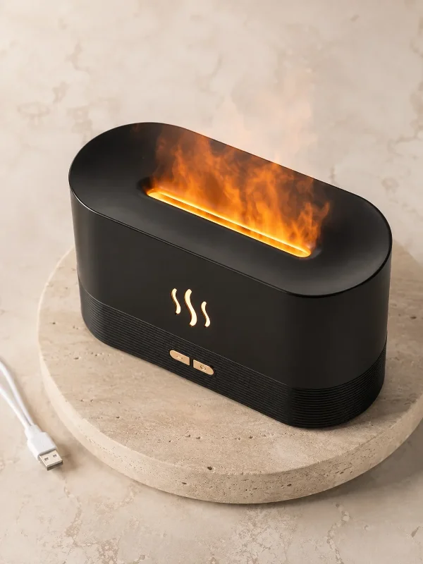 Alev Efektli Ultrasonik Aroma Difüzörü 1 Adet
