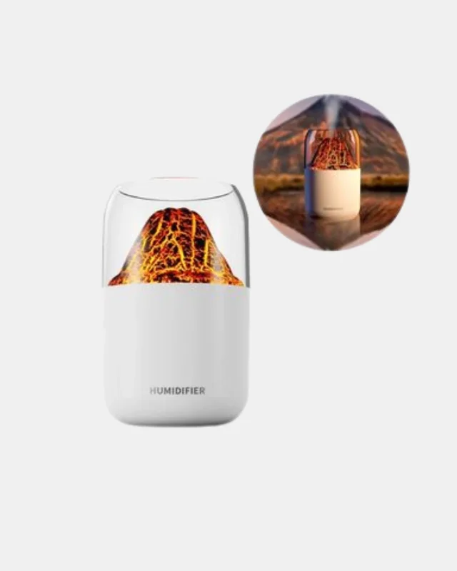 Alev Efektli Aromaterapi Difüzörü 280 Ml Usb Şarjlı