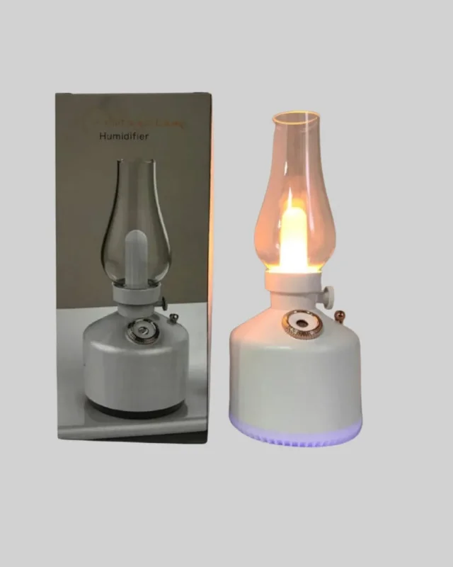 Retro Tasarımlı Renkli Led Işıklı Aroma Terapi Mist Maker 280 Ml