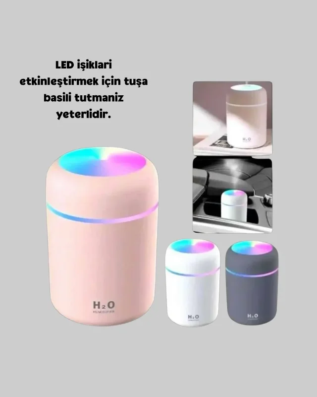 Minimal Tasarımlı Usb Mini Nemlendirici - Çift Püskürtme Modu