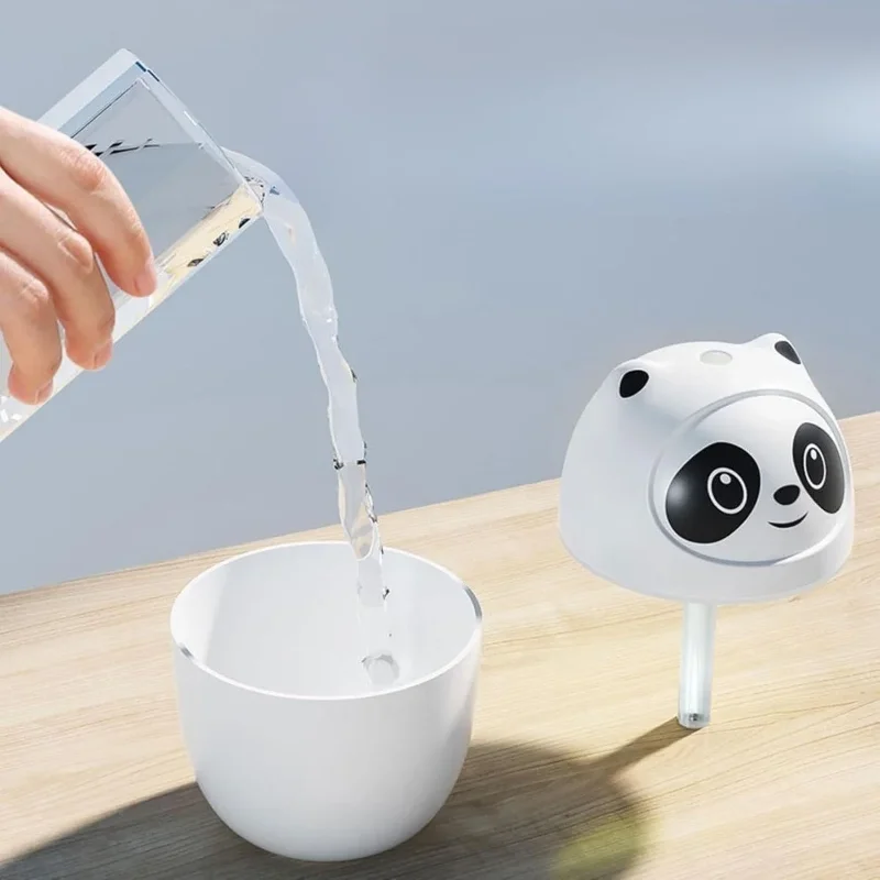 Eğlenceli Panda Figürlü Ultrasonik Hava Nemlendirici 1 Adet