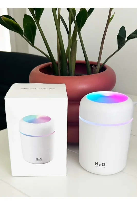 Led Işıklı Mini Oda Hava Nemlendirici 1 Adet