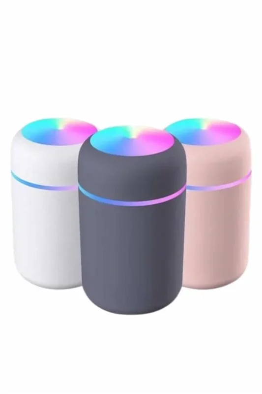 Mini Aromaterapi Buhardanlık Led Işıklı 3 Renk Seçeneği