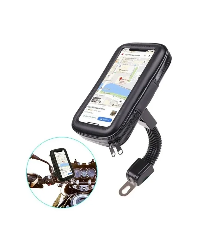 Evrensel Su Geçirmez Telefon Tutucu 1 Adet Motosiklet Gidon