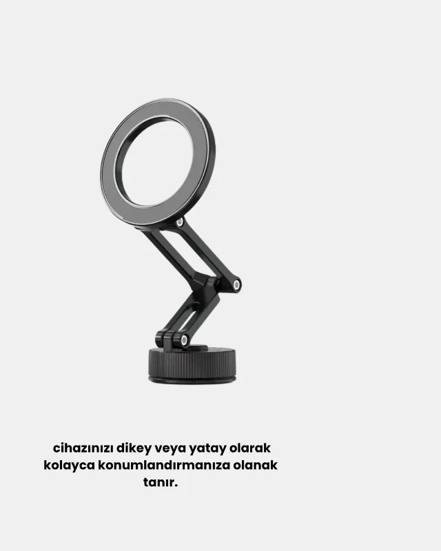 Kompakt Katlanır Manyetik Telefon Tutucu Magsafe Uyumlu