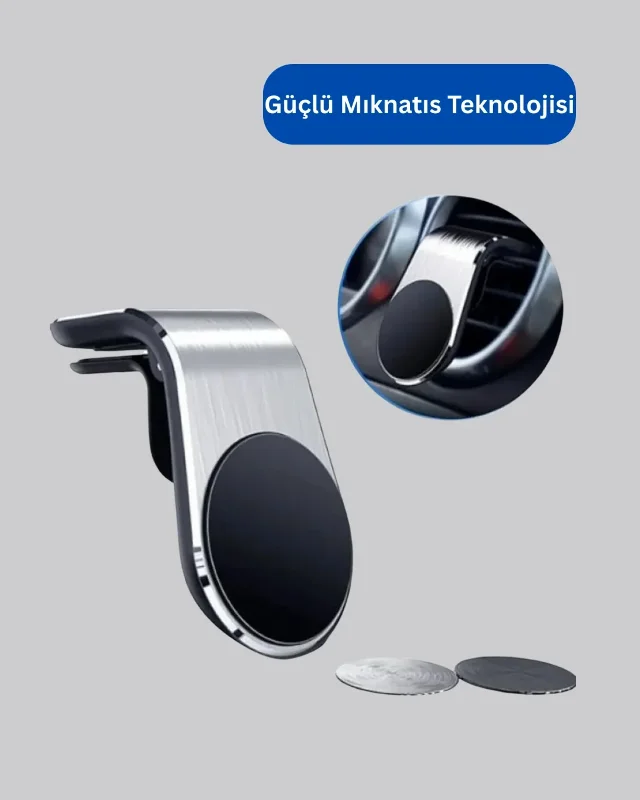 Manyetik Araç Telefon Tutucu - Gps Uyumlu Ve Pratik Kullanım