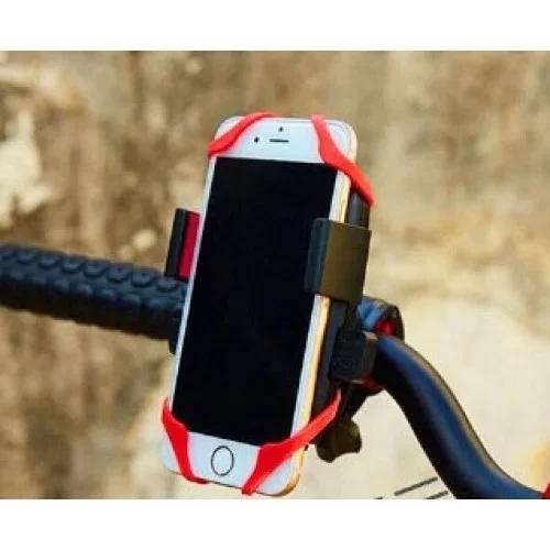 Bisiklet Telefon Tutucu Lastik Destekli 1 Adet