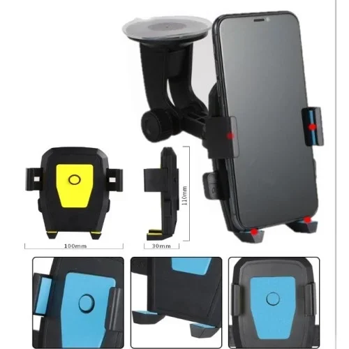 Vantuzlu Telefon Tutucu 360 Derece Araç İçi