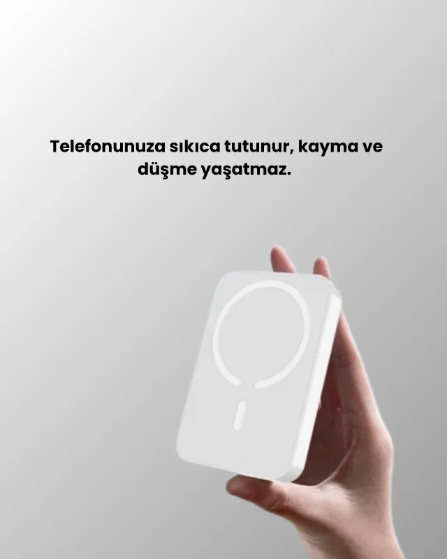 Hızlı Kablosuz Magsafe Powerbank 10000 Mah İphone Uyumlu